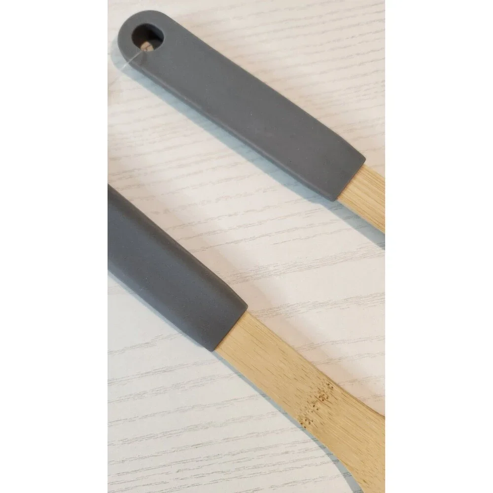 Cooking Concepts Bamboo Spatula and Fork Set of 2-NWT Eco-Friendly Kitchen Tools